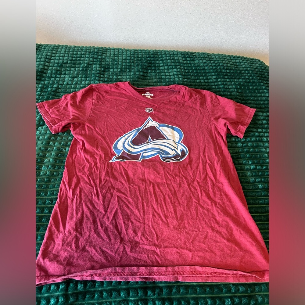 Cale Makar Colorado Avalanche t shirt, fanatics, size small